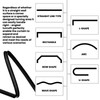 JILRON Room Divider Curtain Ceiling Curtain Track Set for Blackout