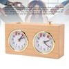 Wooden Mechanical Chess Clock, Quartz Analog Timer Chess Clock Timer,