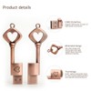 leizhan 32 GB USB Flash Drive Memory Stick Metal Heart-Shaped