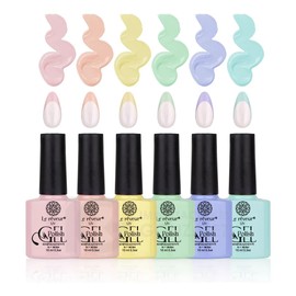 Gama De Gel Semipermanente Mussa 6 Esmaltes Para Uñas Uv
