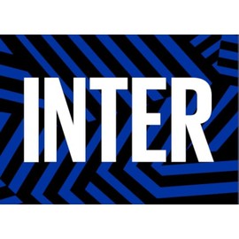 Inter 55" x 40" (140 x 100 cm) Flag with new geometric graphic with central wormark