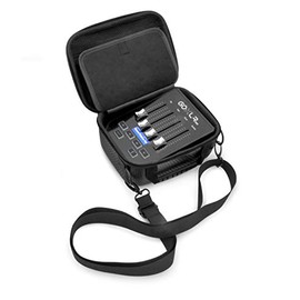 Casematix Studio Case Compatible with Tc Helicon GoXLR Mini, Aokeo 4 Channel Mixer Audio Interface and More with Small Cables, Includes Carry Bag Only with Strap