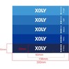 Resistance Bands By XOLY (Set of 5) Skin-Friendly Resistance Fitness