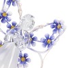 2 Pack LED Solar Angel Lights Solar Powered White Light