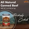Keystone Meats All Natural Heat and Serve Canned Beef 14.5