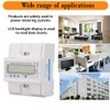 220/380V Electric Power Meter, Energy Consumption Power Meter 3 Phase