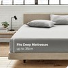 Bare Home Fitted Bottom Sheet Double - Premium 1800 Ultra-Soft