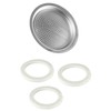 Univen 2.5" (64mm) Espresso Filter and Gasket Seals Compatible with