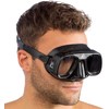 Cressi SUPEROCCHIO Mask SIL Black/Frame Black