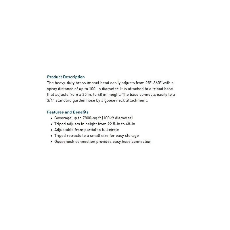 Brass Impact Sprinkler & Orbit Brass Hose Quick Connect Set