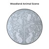 YöL Pack of 8 Woodland Placemats Dinner Plate Bowl Table