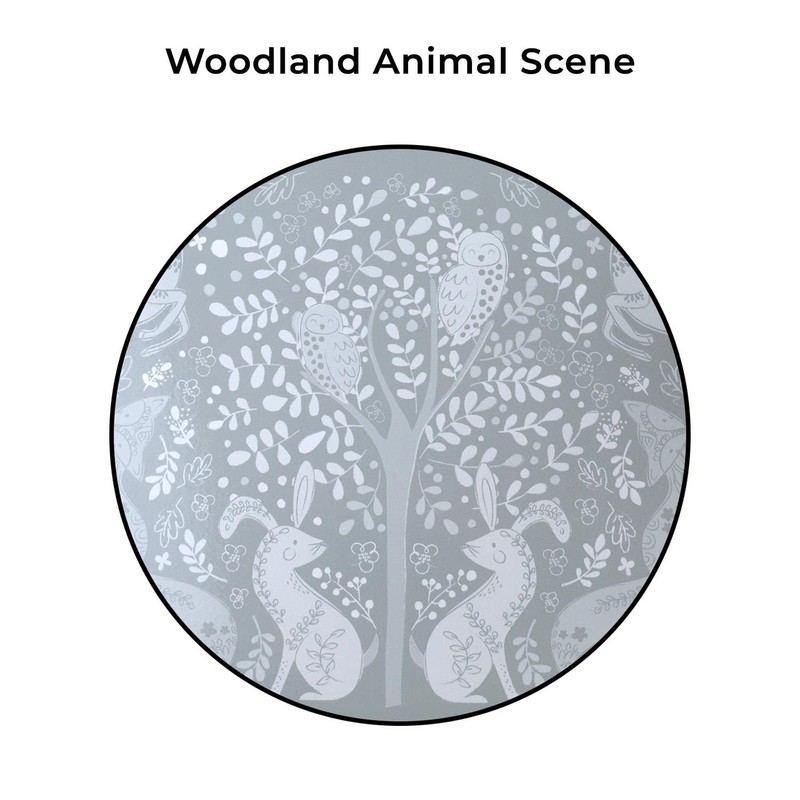 YöL Pack of 8 Woodland Placemats Dinner Plate Bowl Table