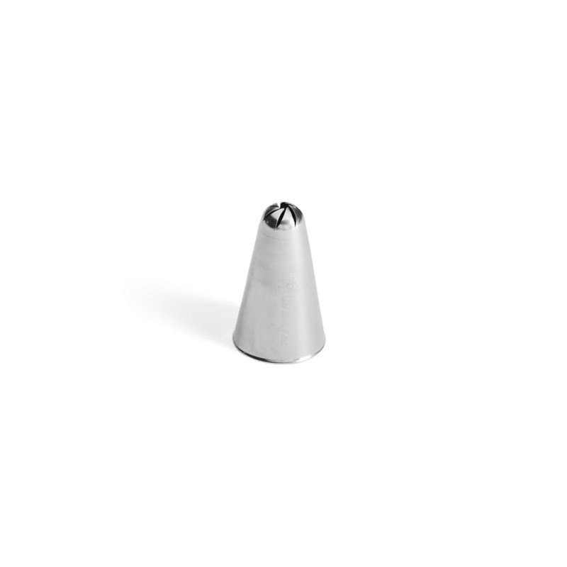 De Buyer Piping Bag Nozzle Stainless Steel Diameter 8 mm,