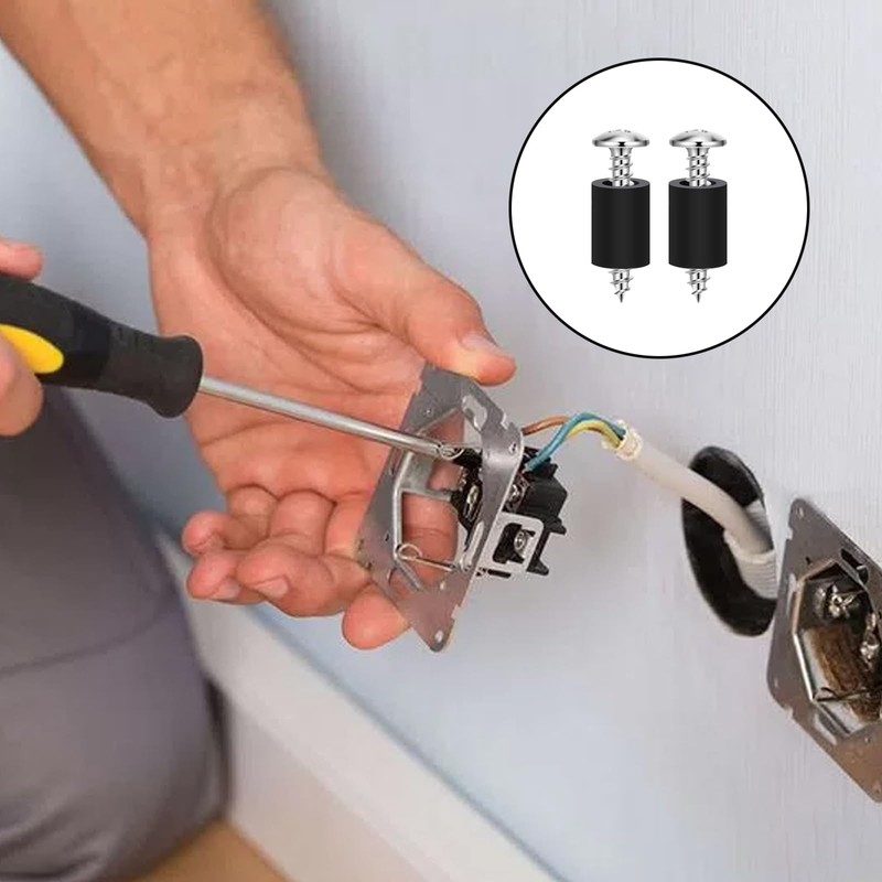 1000pcs ABS Round Spacer Washer Assortment Kit, M3 M4 Nylon