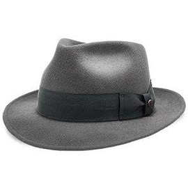 Walrus Hats Compass Grey Diamond Crown Fedora Hat