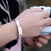 Dainty Silver Bracelets for Women, 925 Sterling Silver Bangle Bracelets