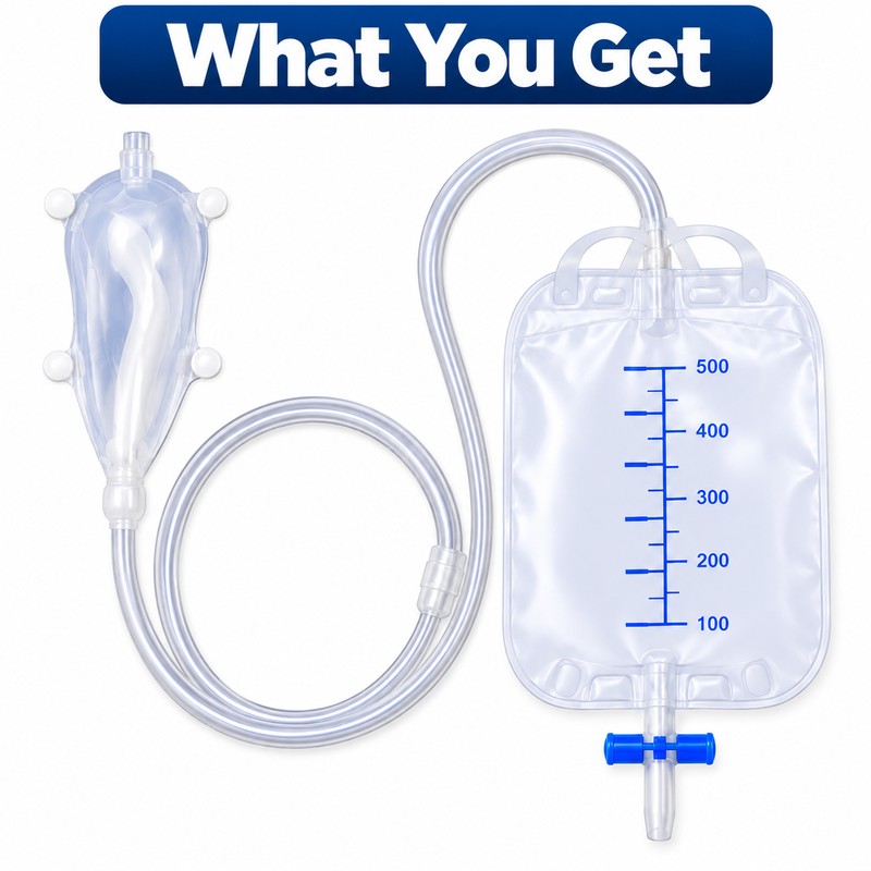 Removable Urine Bag Shorts – Reusable Urinary Collection Underwear with