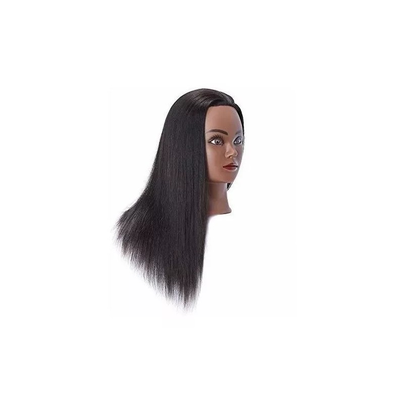 Hairingrid Cabeza Maniqui Cabello Natural #2 Negro 55 Cm Hairingrid