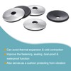 sourcing map Bonded Sealing Washers 25x5.5x2.8mm Stainless Steel EPDM Rubber