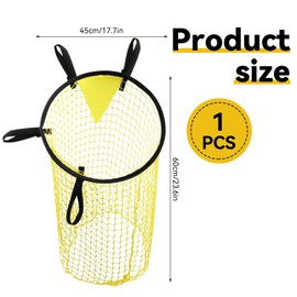 Fußballtor Zielnetz 45 X 60 cm, Zieltraining Tor Zielnetz mit Verstellbare Halteband, Einfache Montage, Fussball Ziel mit Rahmen für Kinder, Erwachsene für Training SchießGenauigkeit Verbesserung