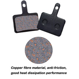Forlush 4 pieces brake pad, bicycle disc brake, bicycle brake pads, 4 cm thick, for mountain bikes
