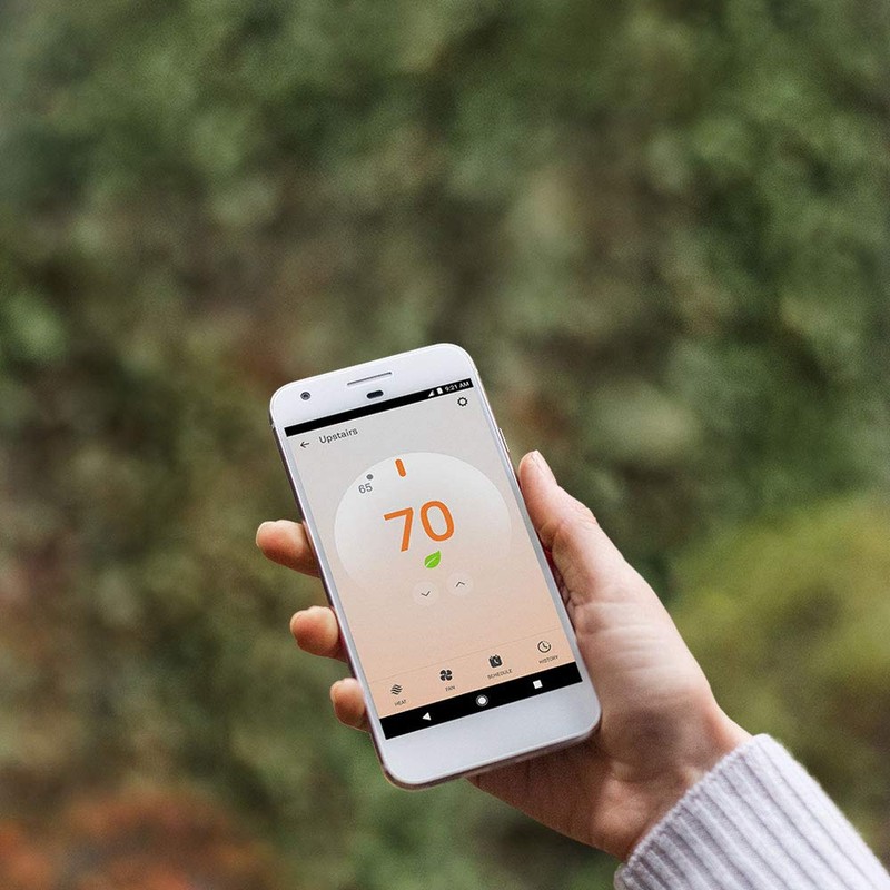 Nest Thermostat E Programmable Smart Thermostat for Home, App Controlled