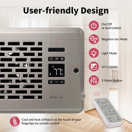 COZZIVITA Ultra-Quiet Register Booster Fan 6 x10'' with High-precision Thermostat - Manhattan Design AC Vent Fan Booster - Floor Vent Fan Booster to Fast Heating and Cooling Room, Stain Nickle