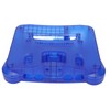 Retro Video Game Console Case Translucent Blue Replacement Protective Shell