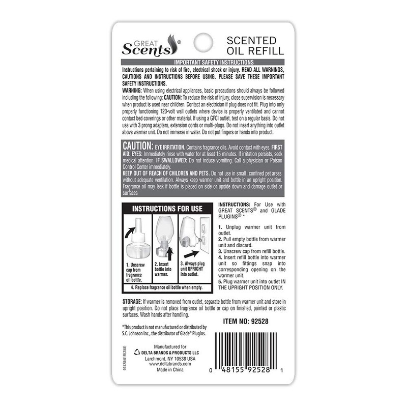 Air Freshener Scented Oil Refill, Tropical Breeze, 0.7-oz.