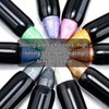 Jutqut Eyeshadow Pen, Glitter Metallic Eyeshadow Lazy Eyes Eyeshadow Pencil,