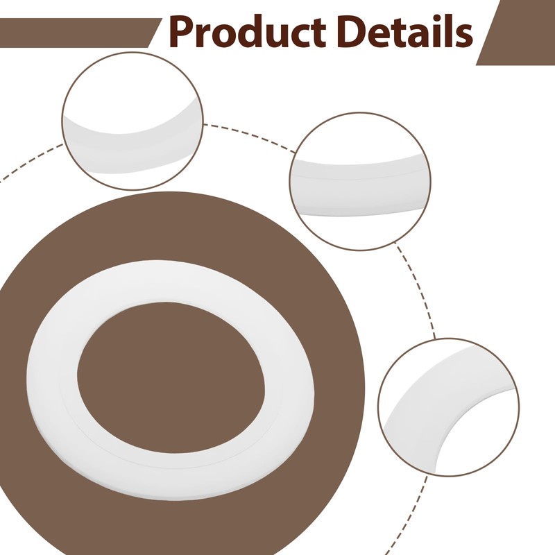 4Pcs Toilet Silicone Seal Gasket Compatible with Toto Flush Valve