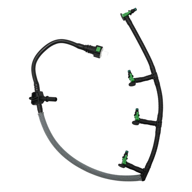 Hoypeyfiy Injector Fuel Return Leak Off Pipe Replacement for Ford