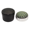 Portable Car Ashtray Mini Silver Edge Fire Prevention Smokeless Auto