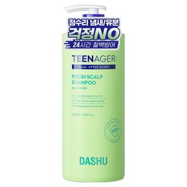 Dashu Daily Teenager Fresh Scalp Care Shampoo, 1L, 1ea / 다슈 데일리 틴에이저 프레쉬 두피케어 샴푸, 1L, 1개