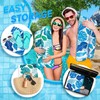Alintor Pool Inflatables, XL 2 Pack Inflatable Pool Floats, 4