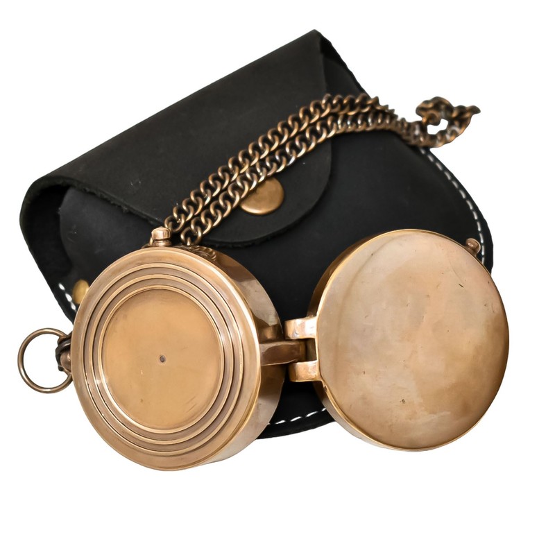 Thoreau's Go Confidently Engraved Compass Graduation Gift, Graduation gift for