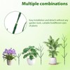 PERSZEN 6 Pack Stackable Monstera Plant Support, Plant Stakes for