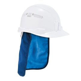 Ergodyne Hard Hat Neck Shade, Evaporative Cooling, Blue, Medium
