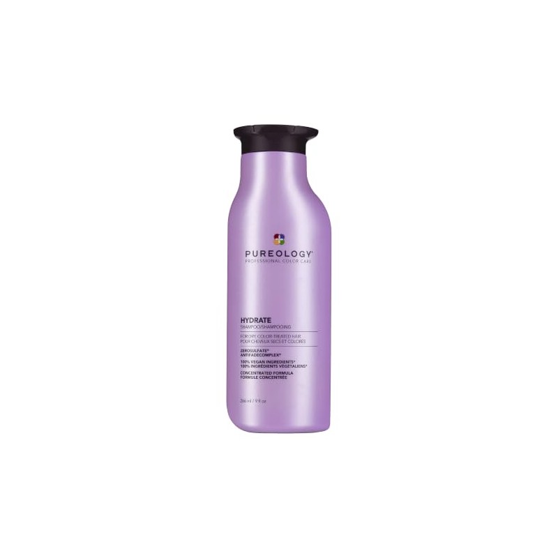 Pureology Hydrate Moisturizing Vegan Shampoo, 9 fl Ounces