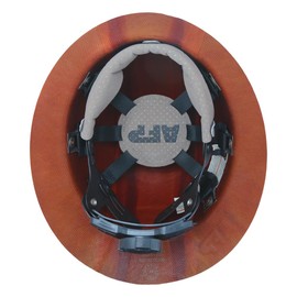 AFP Natural Tan Type I Class G Kevlar Fiber Glass Full Brim Hard Hat | 6 Point Ratchet Suspension | Standard | Low Voltage 2,200V | Cascos de Fibra de Vidrio | Construcción | OSHA & ANSI/ISEA Z89.1