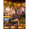 Larkvue 25FT Outdoor String Lights, Patio Lights with 10+1 LED