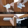 DODAMOUR 10 Pack Invisible Cat Proof Cabinet Locks Drawer Latches