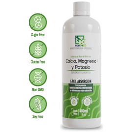 Suplemento | Nanotecnología Liposomal | Extracto de Hoja de Olivo| Minerales Traza | Calcio | Magnesio| Potasio | Vitamina D3| Nanonutrition by Kemed