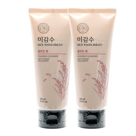 THE FACE SHOP Rice Water Bright Cleansing Foam 150ml+150ml / 더페이스샵 미감수 브라이트 클렌징 폼 150ml+150ml