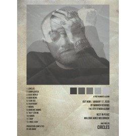 Mac Miller Circles Album Poster Print On Premium Luster Paper