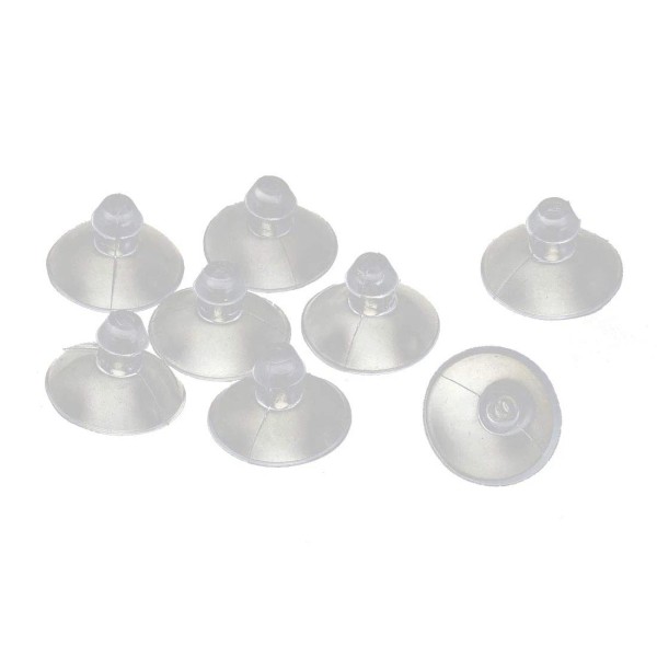 Uxcell Rubber Home Desk Glass Transparent Anti-collision Suction Cups