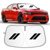 Windshield Sun Shade for Dodge Charger Challenger Accessories, 300T Foldable