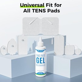 AUVON Gel Conductivo Profesional Especializado Para Almohadillas De Unidad Tens, Gel De Electrodo Inodoro Con Hidratación Óptima Para Estimulador Musc