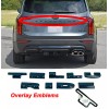 SPEED ZONE Overlay EMBLEM / NAMEPLATE Fit 2020-2021 Tailgate KIA