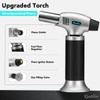 KinetiFire Butane Torch Lighter, Refillable Kithcne Torch with Safety Lock,